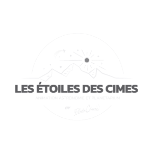 Logo Les Étoiles des Cimes avec sommets stylisés, identité visuelle par Maud Communication