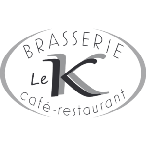 Logo Brasserie Le K créé par Maud Communication, freelance en communication en Maurienne