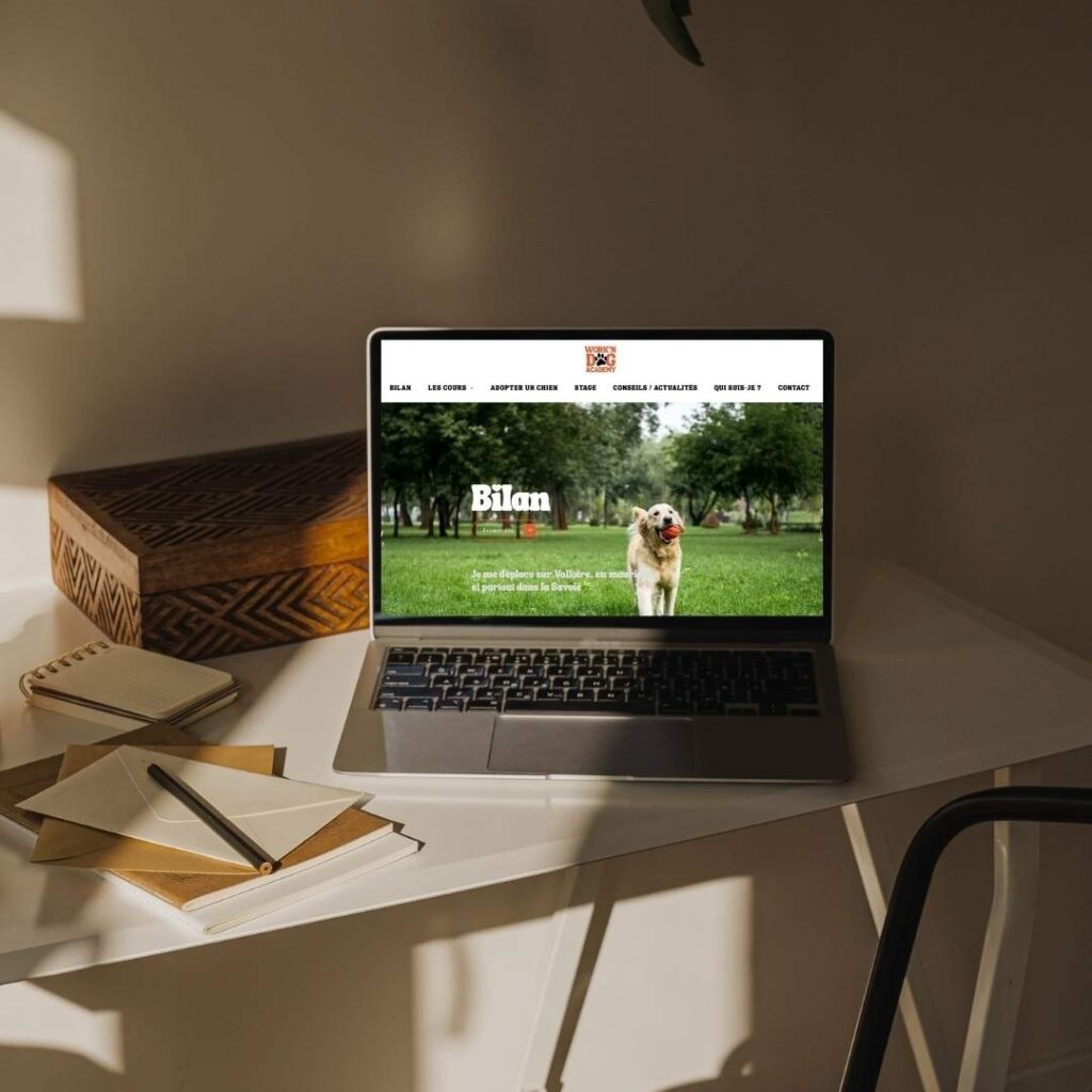 Création du site web de site Work’n Dog.