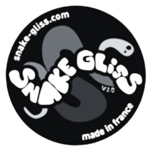 Logo Snake Gliss créé par Maud Communication, freelance en communication en Maurienne