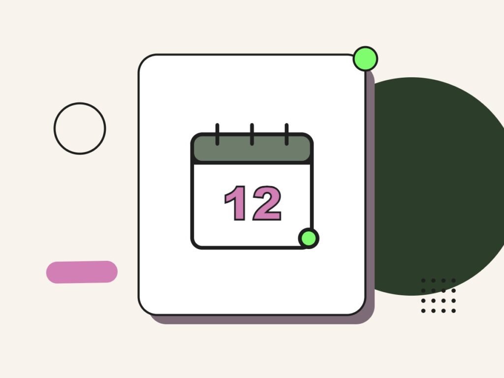 Illustration : calendriers personnalisés par Maud Communication