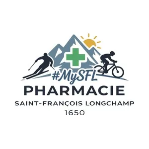 Logo Pharmacie de Saint-François-Longchamp 1650, client de Maud Communication